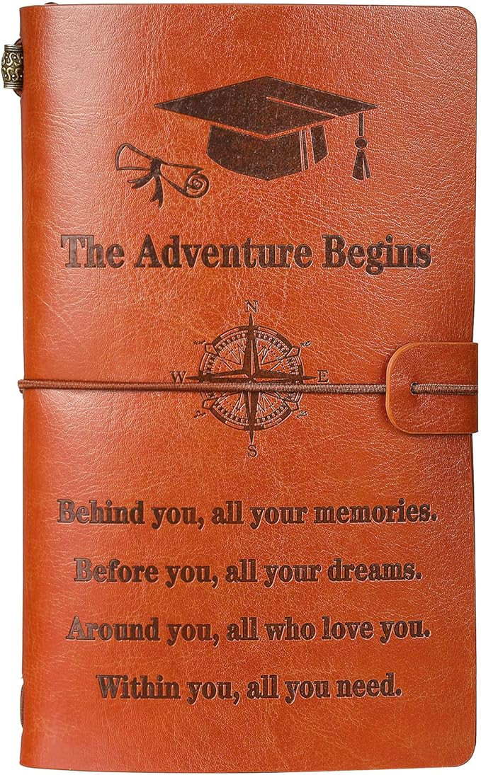 Inspirational Graduation Gifts Graduation Journal 2023 Congratulations on Graduating Leather Jour... | Amazon (US)