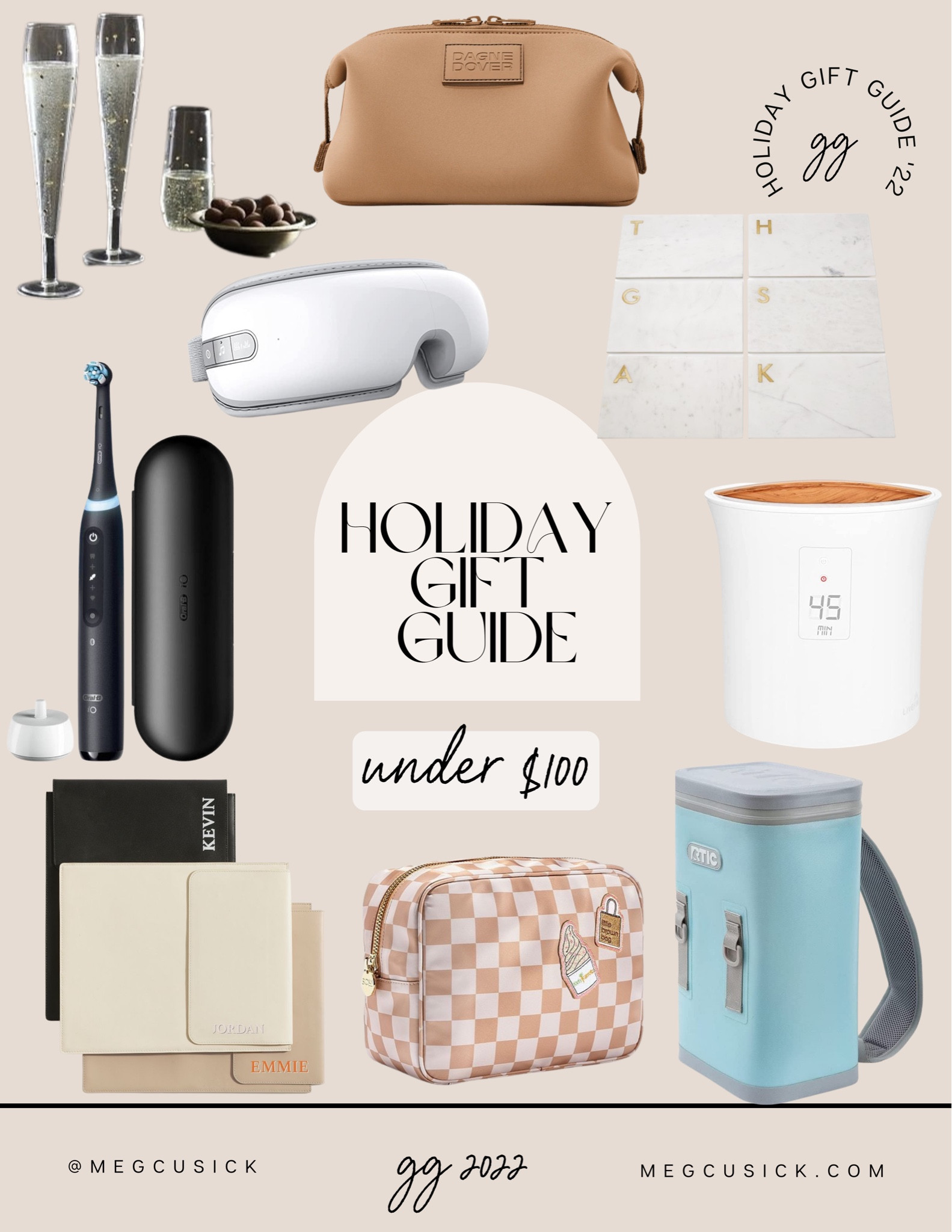 Holiday Gift Guide Under $100!

Virtual reality, wine glasses, champagne glasses, cosmetic bag, storage bag, wine chiller, personalized wallet, cheeseboard, monogram, electric toothbrush 

#LTKhome #LTKunder100 #LTKHoliday