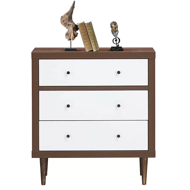 Sharolyn Wooden 3 Drawer Chest | Wayfair North America