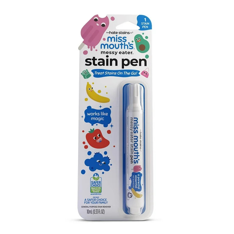 Miss Mouth's Messy Eater Stain Treater Pens for Baby & Kids, 1 Pack, Newborn & Baby Essentials, S... | Walmart (US)