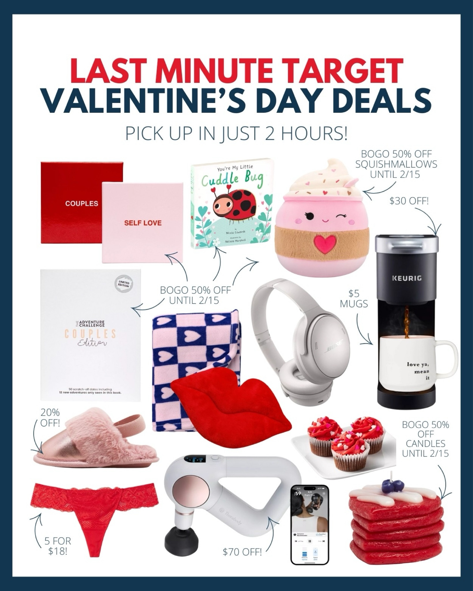 Not prepared for Valentine’s Day? ❤️ Shop our favorite finds available at target right now! The best part? You can grab them TODAY! 🫶🏼❤️

#LTKSaleAlert #LTKMostLoved #LTKGiftGuide