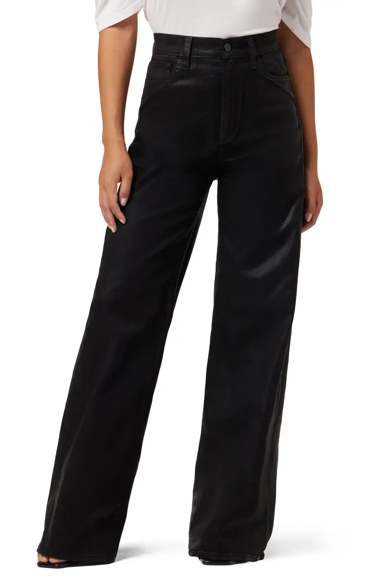 The Mia Coated High Waist Wide Leg Jeans (Women) | Nordstrom | Nordstrom