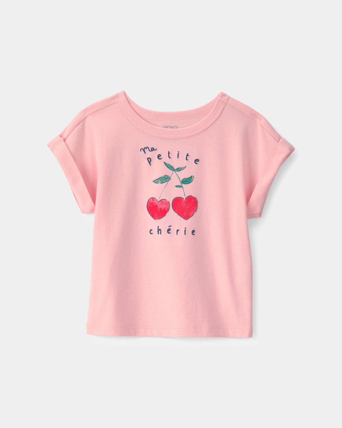 Toddler Girl Cherry Top - Pink | Carter's | Carter's Inc