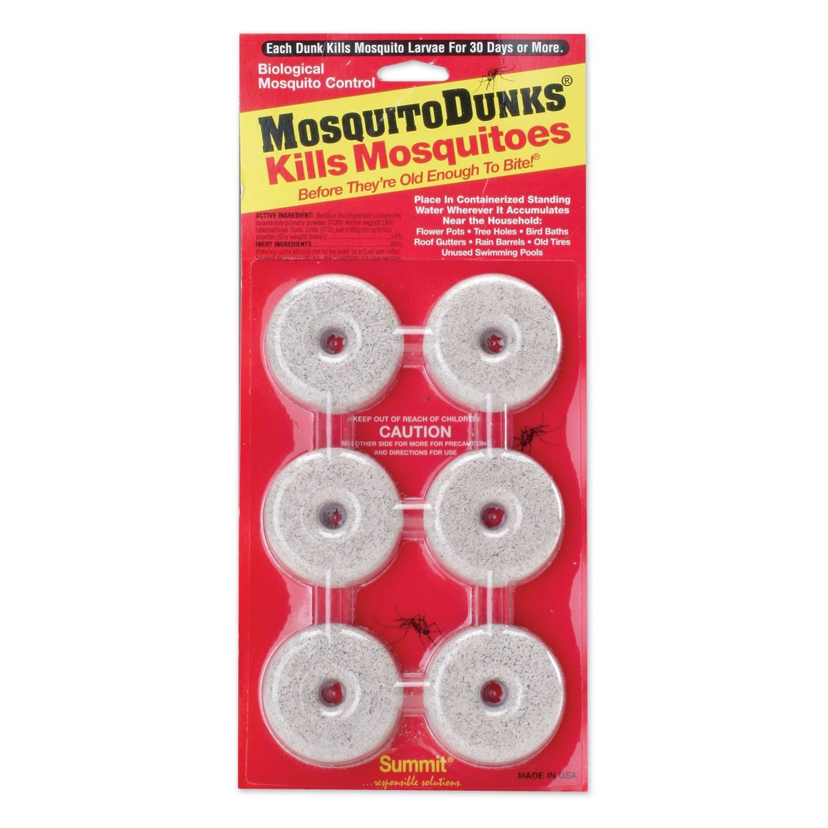 Summit...responsible solutions 110-12 Mosquito Dunks, 6-Pack | Amazon (US)