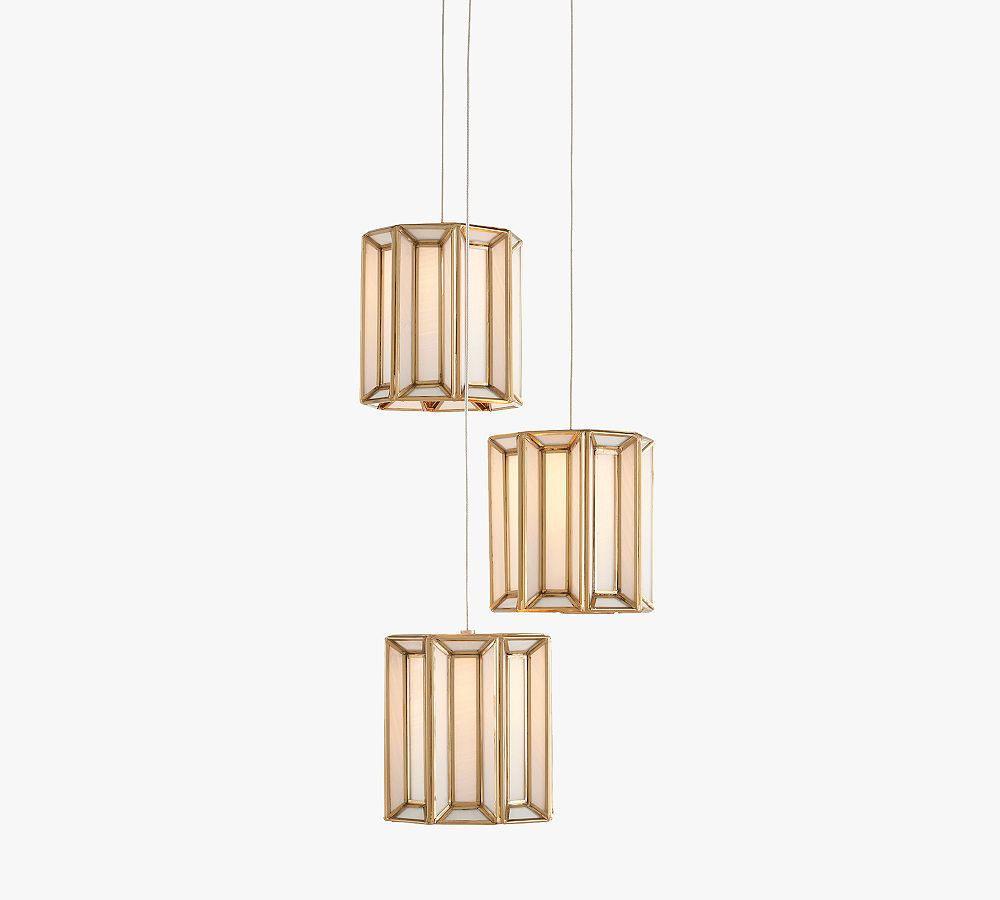 Knox 3-Light Glass Pendant | Pottery Barn (US)