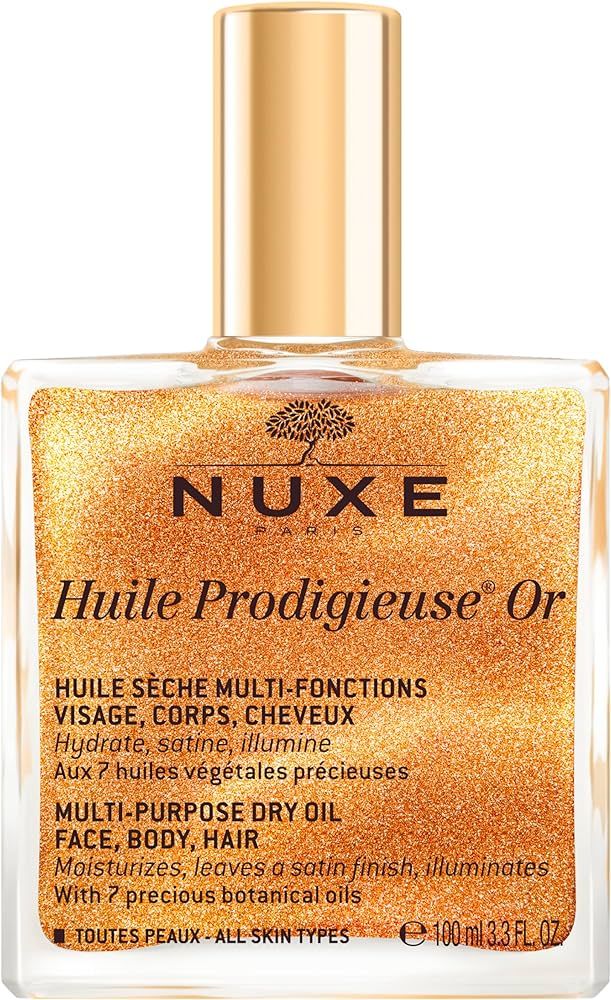 NUXE Huile Prodigieuse Shimmer Multi-Purpose Dry Oil - Luxurious Radiant Glow and Hydration for F... | Amazon (US)