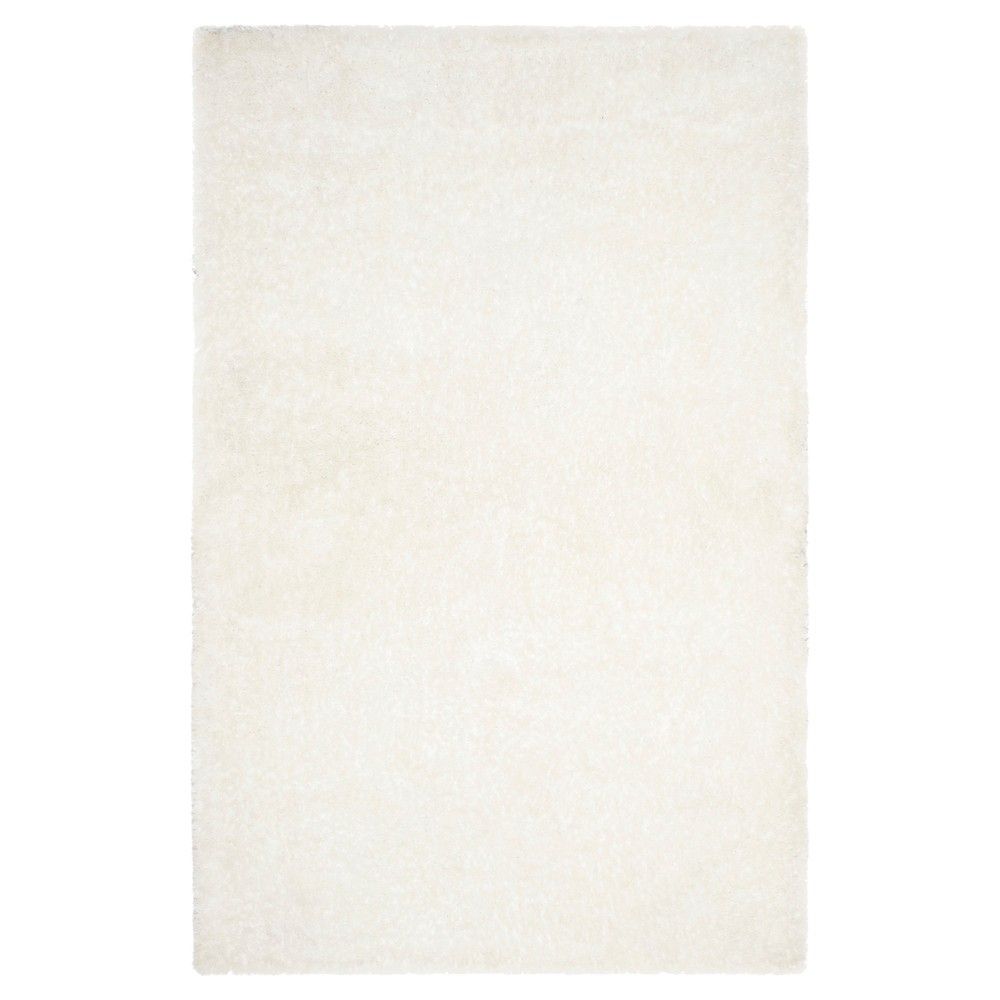 8'x10' Toronto Shag Rug White - Safavieh | Target