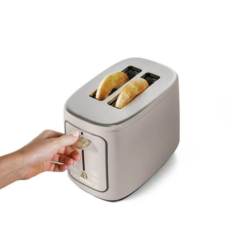 Beautiful 2 Slice Toaster with Touch-Activated Display, Porcini Taupe by Drew Barrymore | Walmart (US)