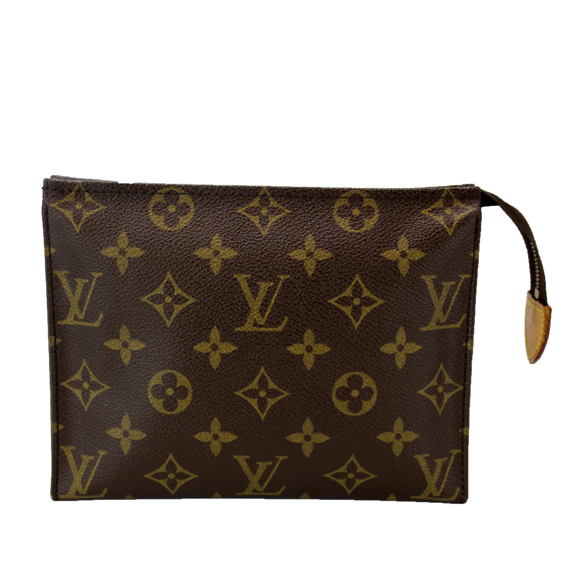 Cosmetic Toiletry Pouch Monogram | Keeks Designer Handbags