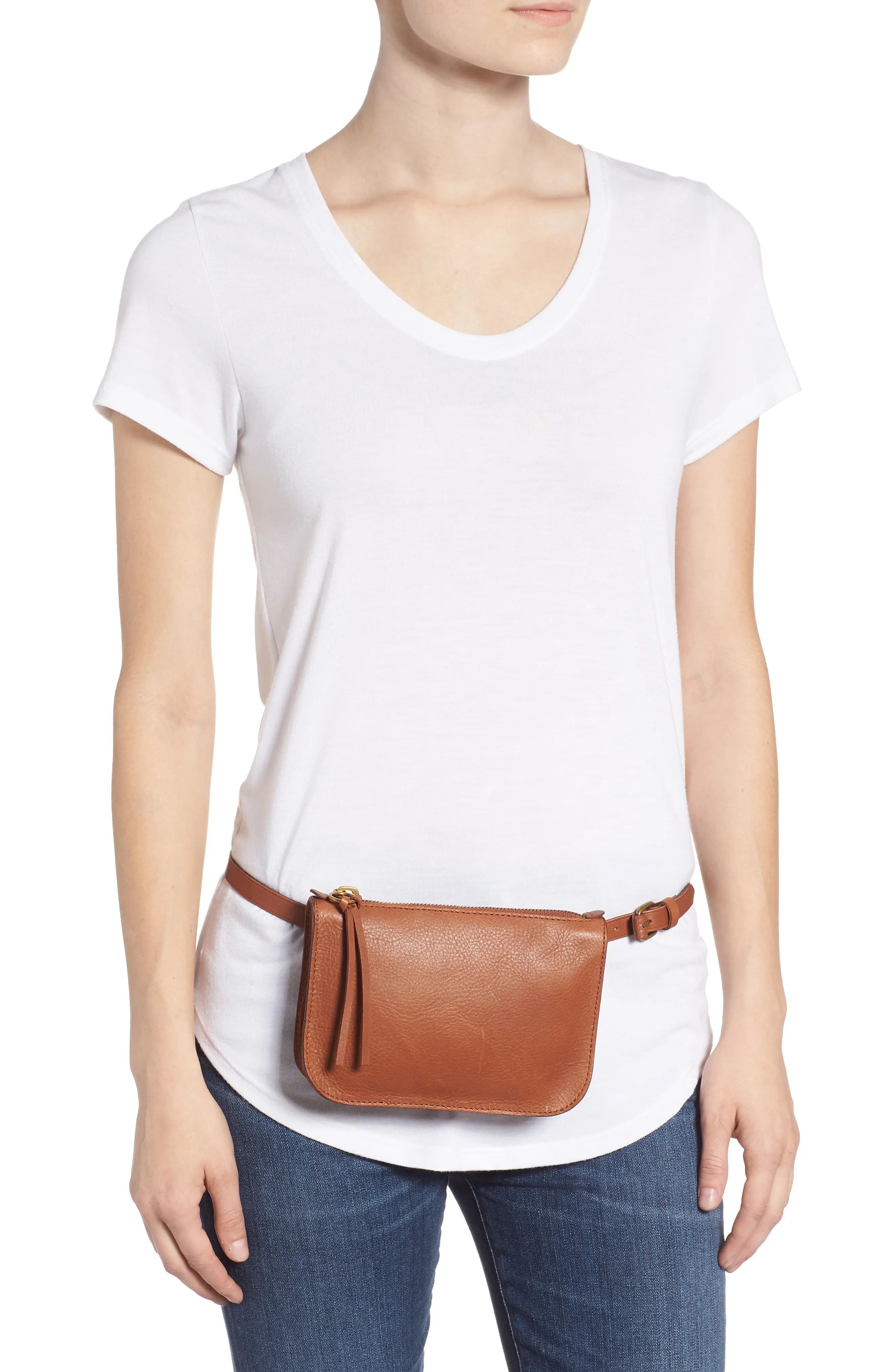 The Simple Pouch Leather Belt Bag | Nordstrom