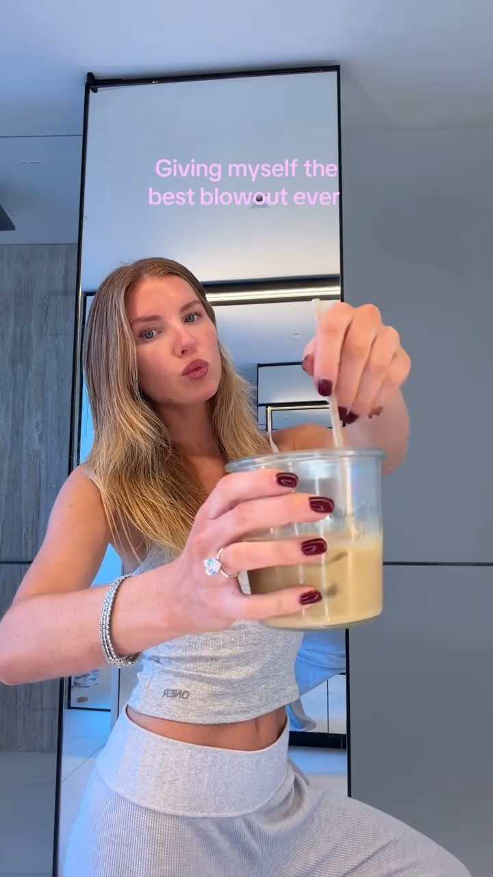 giving myself the best blowout ever! turned out even better than expected 

 #LTKBeauty