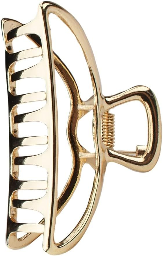 Kitsch Large Claw Clip - Big Open Shape Metal Hair Clips for Women | Stylish Large Big Claw Clips... | Amazon (US)