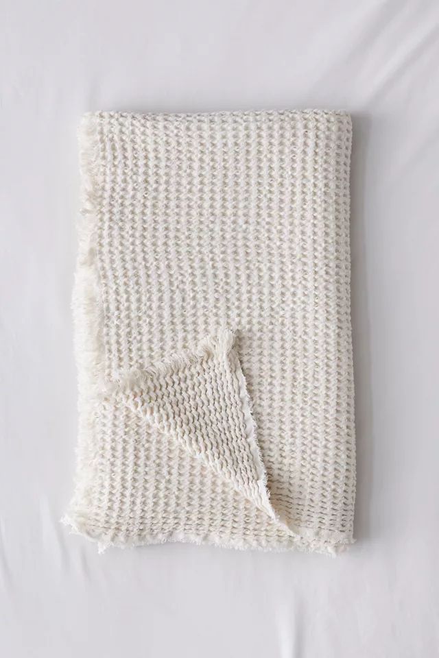 Urban Renewal Recycled Waffle Throw Blanket | Urban Outfitters (US and RoW)