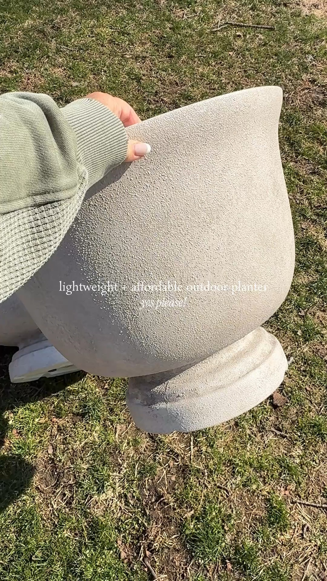 Hear those birds chirping? Spring is here.
These lightweight and affordable outdoor planters are a steal at under $29 each! I can’t wait to plant flowers in these. 🌸

20 inch Urn Planter | garden | patio | outdoor living | better homes & gardens | backyard | landscapingg



#LTKSeasonal #LTKSaleAlert #LTKHome