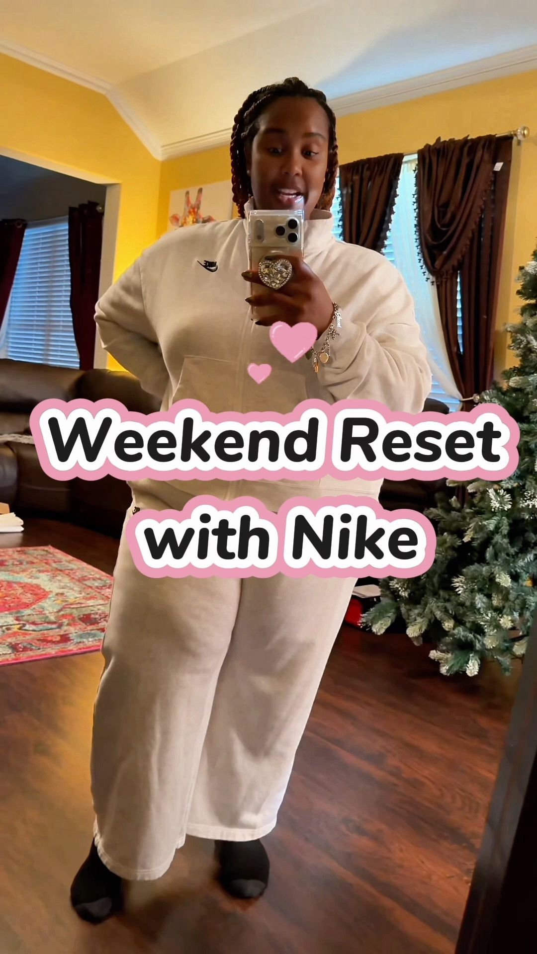 Weekend reset, but make it comfy.
Saturday errands in my go-to Nike set, cozy enough for home, cute enough to step out.

Wearing XL for reference (I’m typically 14/16).
This is my kind of off-duty uniform: easy, relaxed, and on repeat.

Linked my set on LTK 🖤 (gray jacket not currently available)
Tap to shop.


#LTKSeasonal #LTKPlusSize #LTKActive