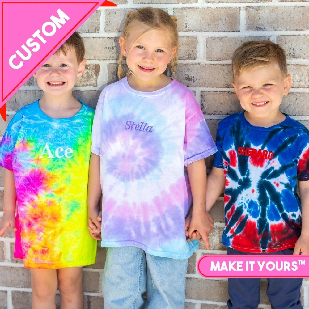 Kids Make It Yours\u2122 Tie Dye T-Shirt | United Monograms