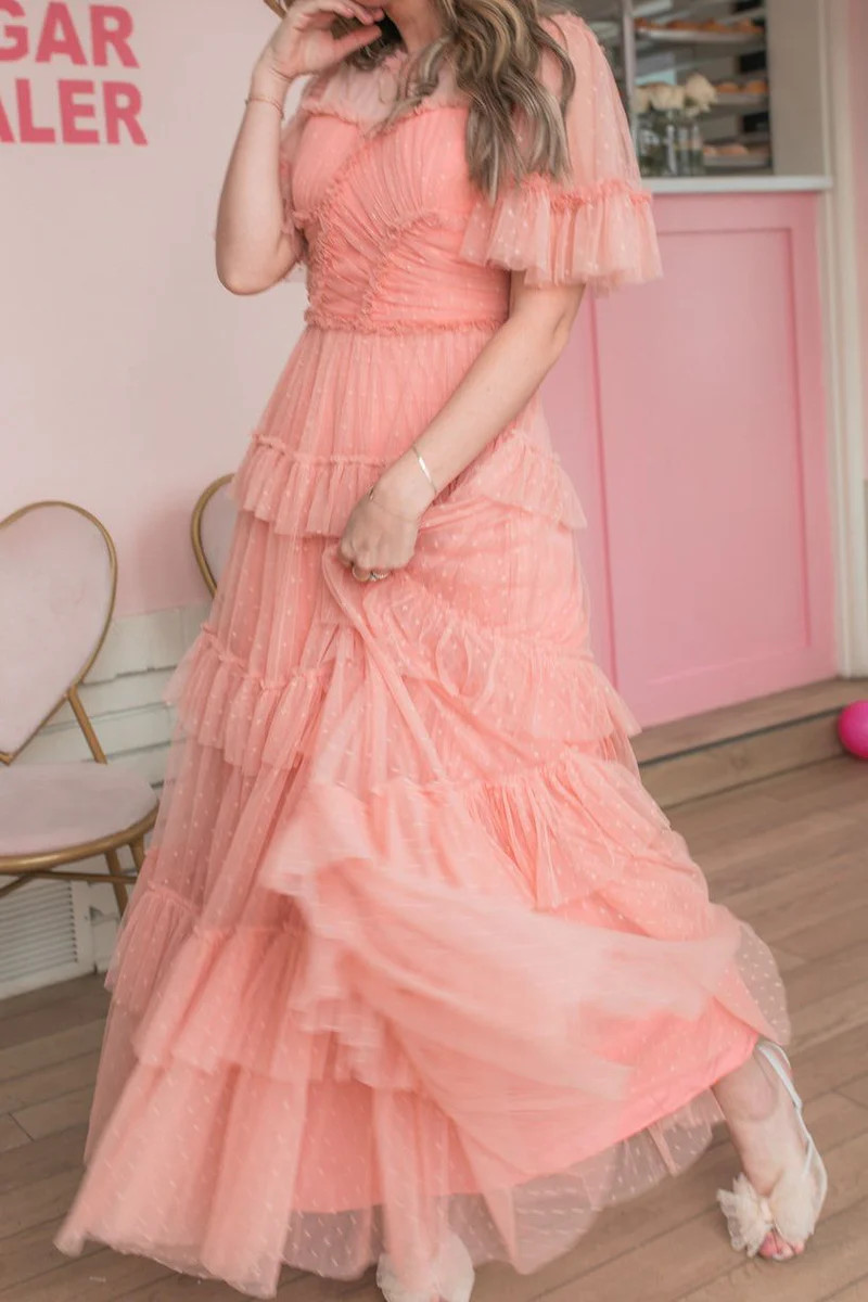 Whimsical Dress in Coral | Ivy City Co