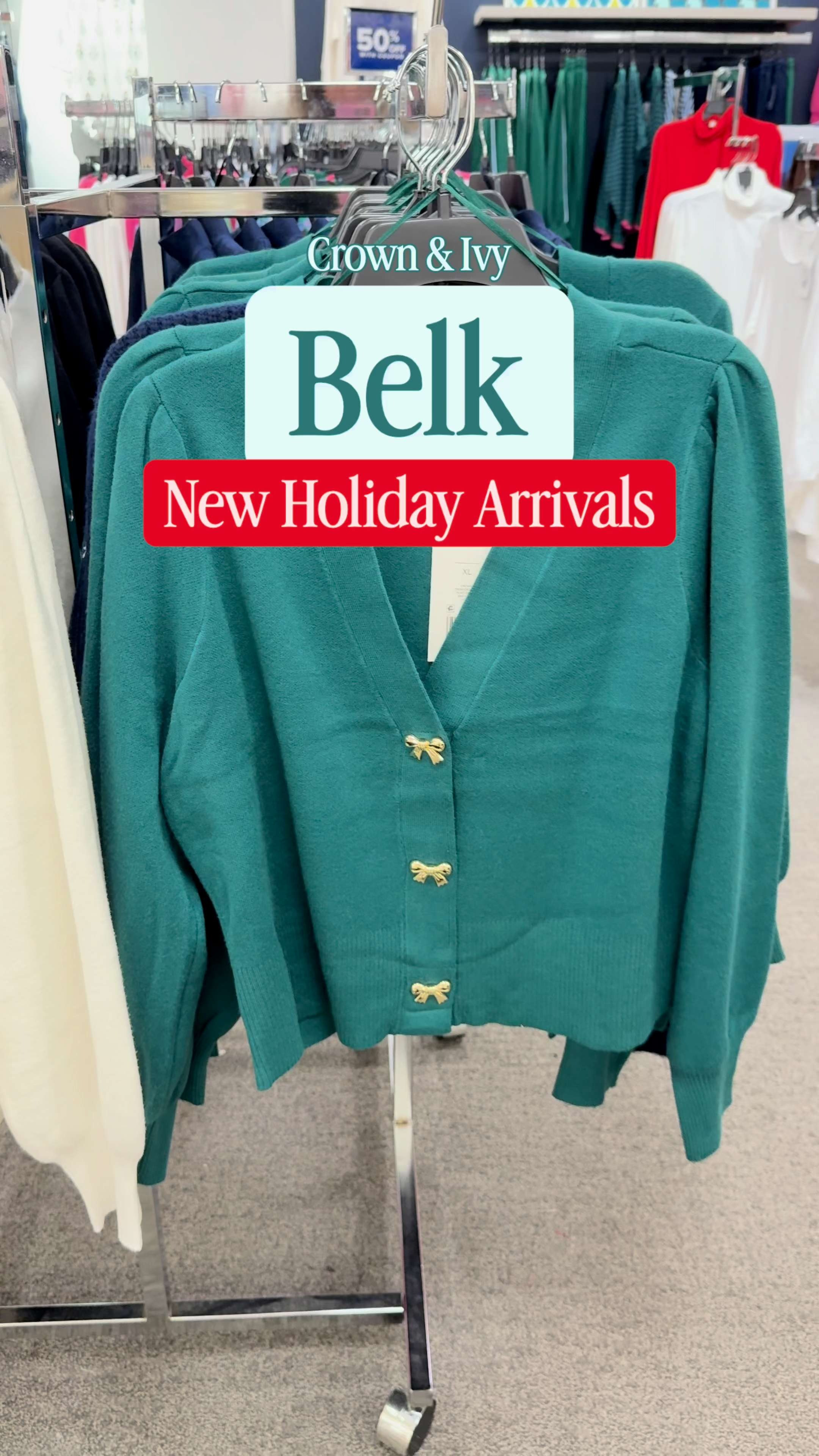 Belk new Holiday Arrivals from Crown & Ivy and Crown & Ivy X Sewing Down South. Obsessed with this brand! Preppy , Fun and full of holiday cheer! From bows to plaids to pearls and sparkle! This collection is so perfect for Christmas parties, holiday hosting, and festive fun! 

Christmas Dress, Holiday Dress, @belk Crown & Ivy, Holiday party dress, christmas outfit, christmas sweater, green dress, plaid dress, bow dress, southern fashion , Southern style 

 #LTKHoliday #LTKSeasonal #LTKFindsUnder100