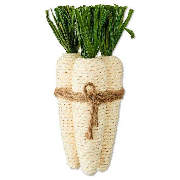 Paper Carrots Bundle Tabletop Decoration, White and Green, 8", Easter by Way To Celebrate | Walmart (US)