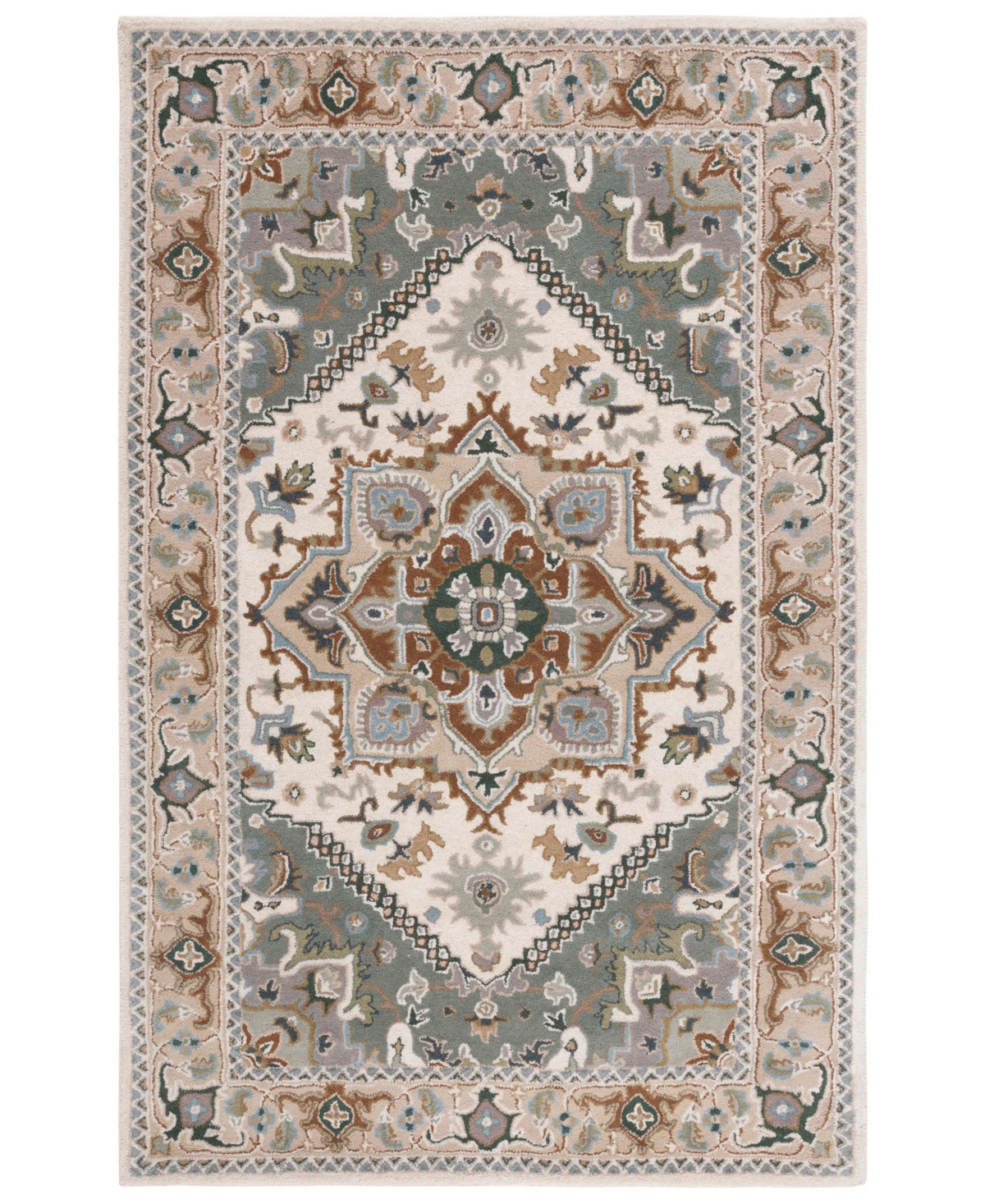 Lauren Ralph Lauren Preston LRL6653L 2'6"X4' Area Rug - Ivory, Navy | Macy's