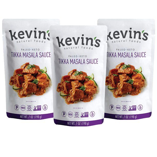 Kevin's Natural Foods Tikka Masala Sauce - Keto and Paleo Simmer Sauce - Stir-Fry Sauce, Gluten F... | Walmart (US)