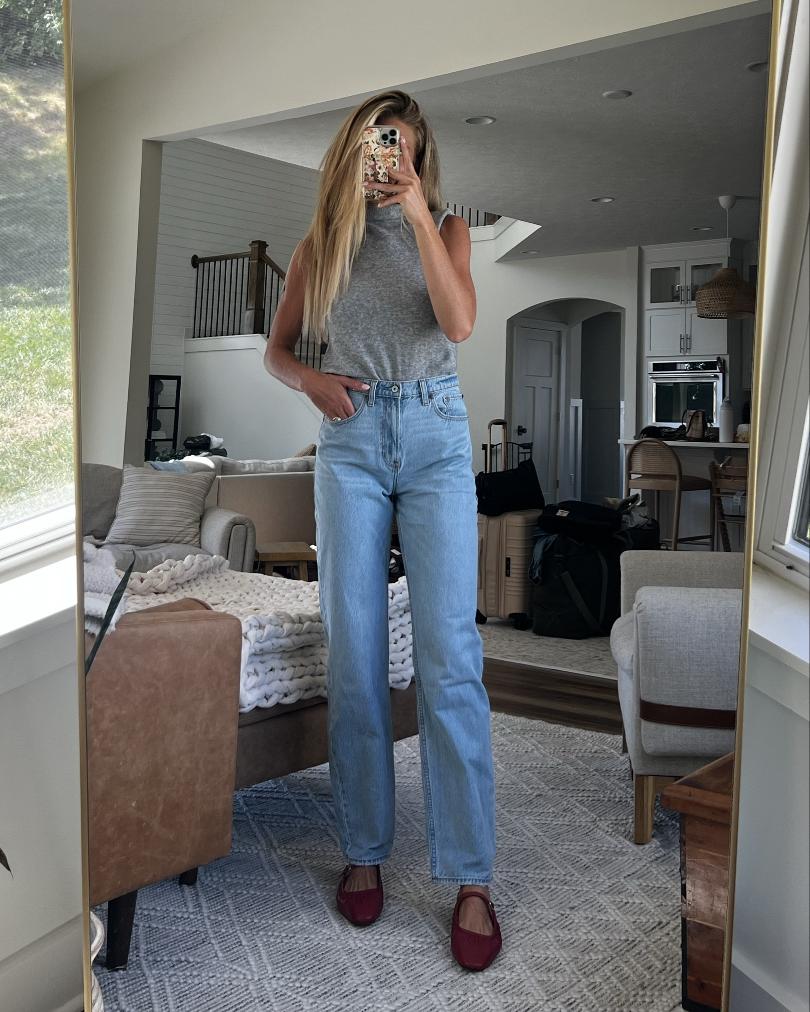 Wearing my true size 27 X-long