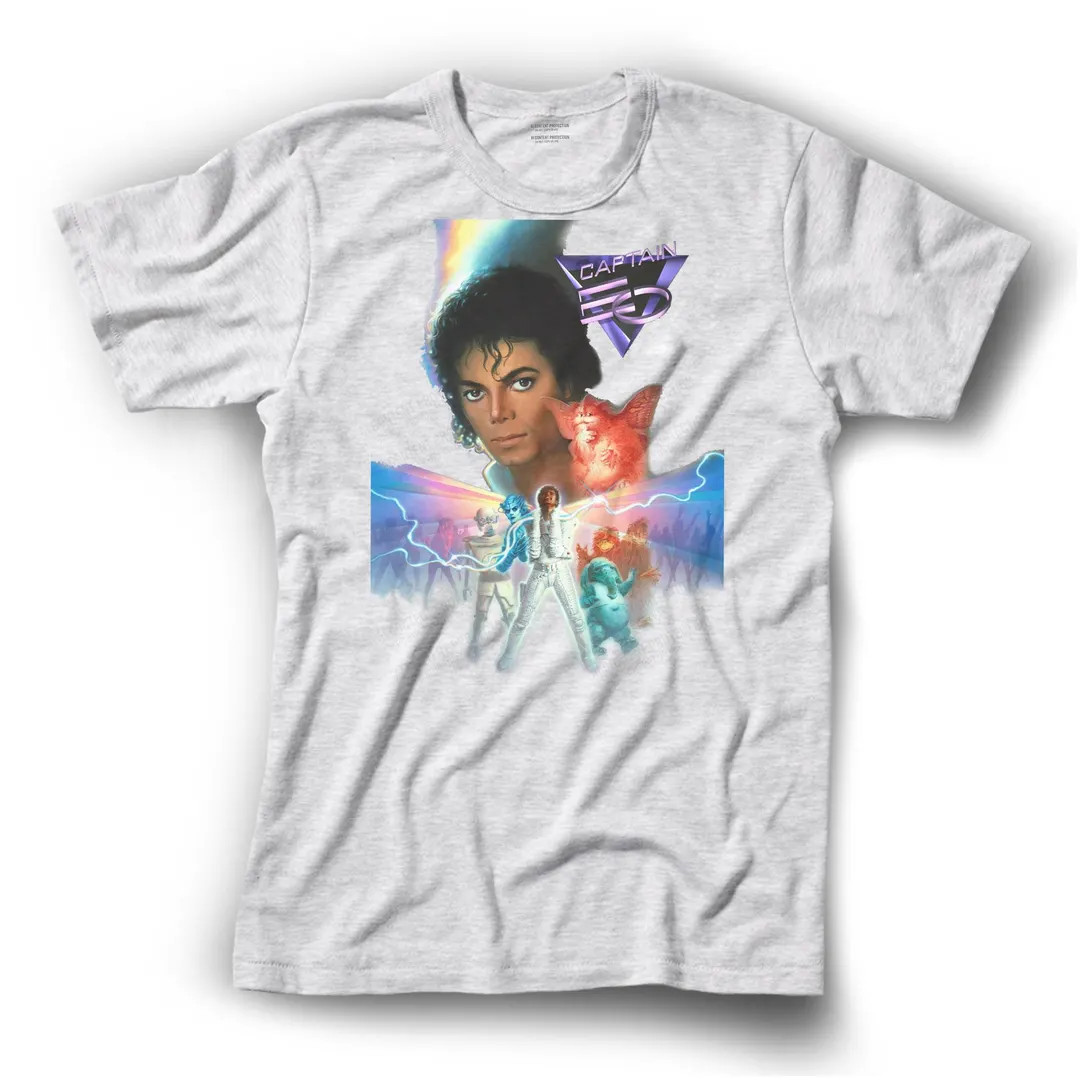 Vintage Style MJ 80s Captain T-shirt ~ Music Tee | Etsy (Global)
