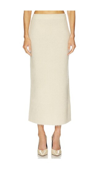 Estille Skirt in Cream | Revolve Clothing (Global)