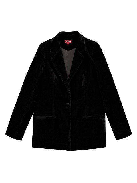 STAUD Madden Velvet Blazer | Saks Fifth Avenue