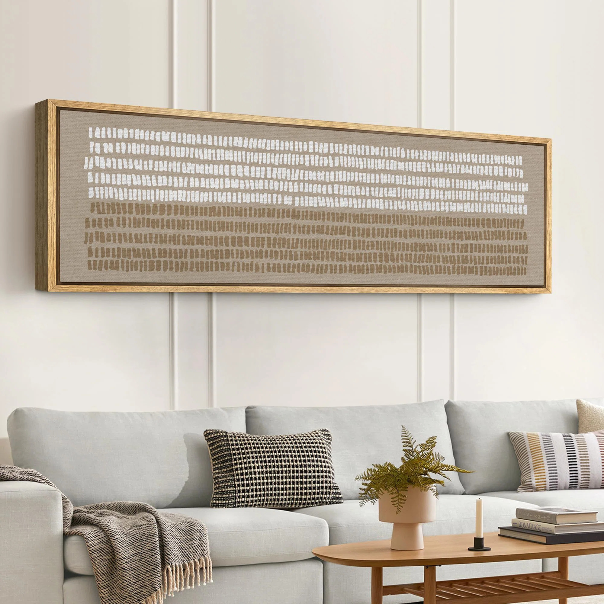 wall26 Modern Abstract Art with Textured Lines Modern Art | Wayfair | Wayfair North America