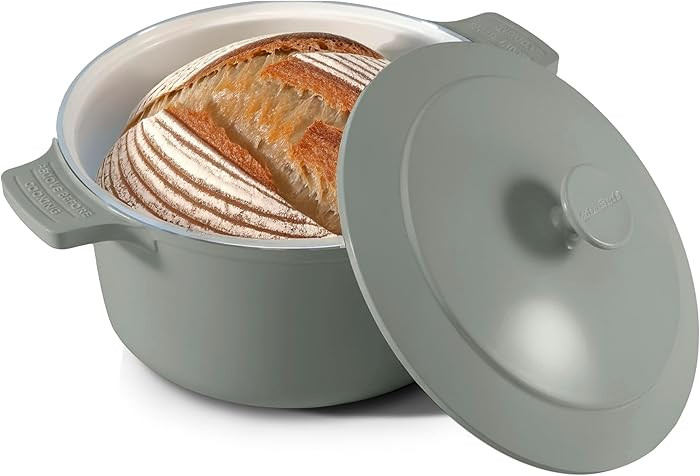 Gotham Steel 5 Qt Dutch Oven Pot with Lid, Nonstick Ceramic Dutch Oven Stock Pot Perfect Bread Ba... | Amazon (US)