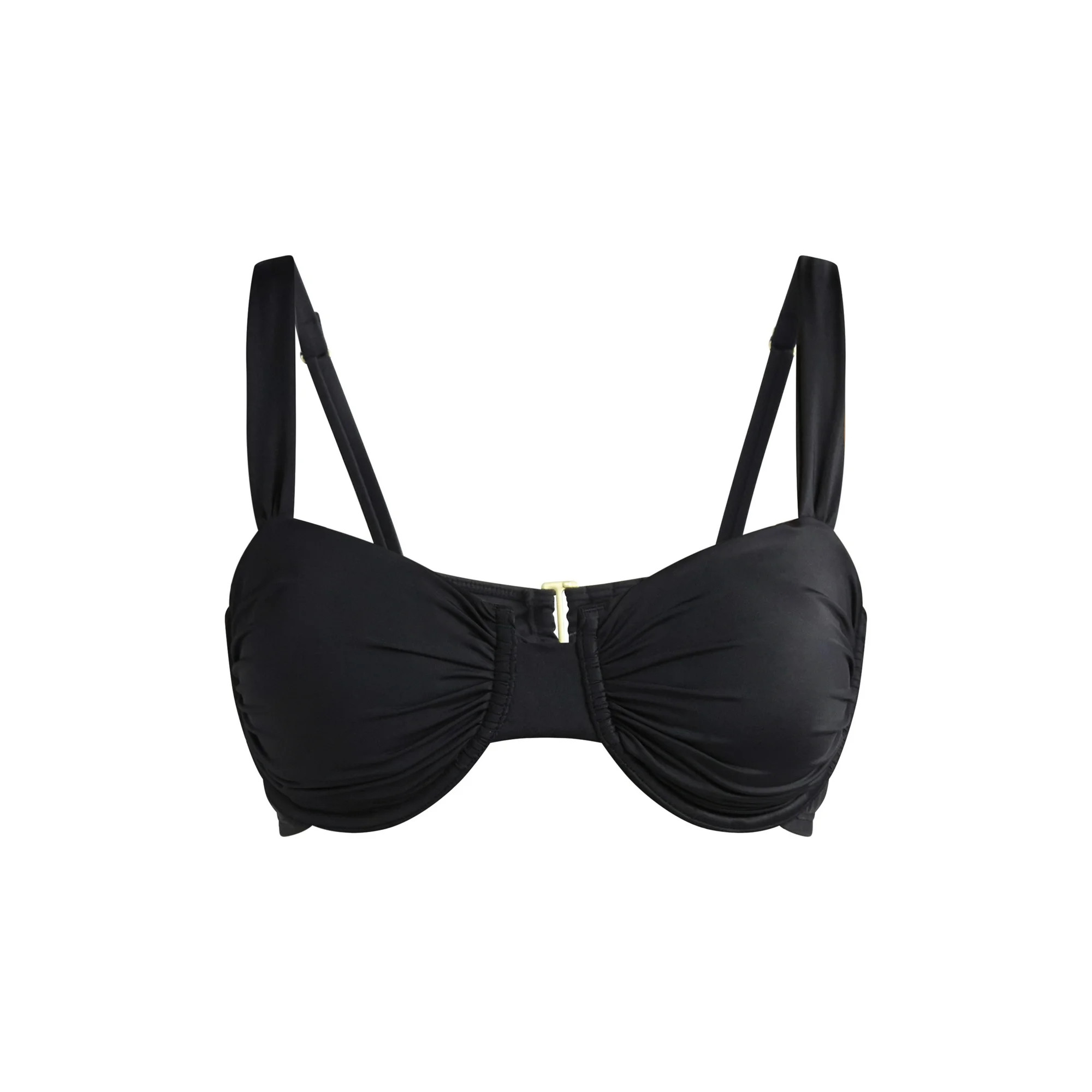 Sofia by Sofia Vergara Women's Shirred Balconette Underwire Swim Top, Sizes XS-XL | Walmart (US)