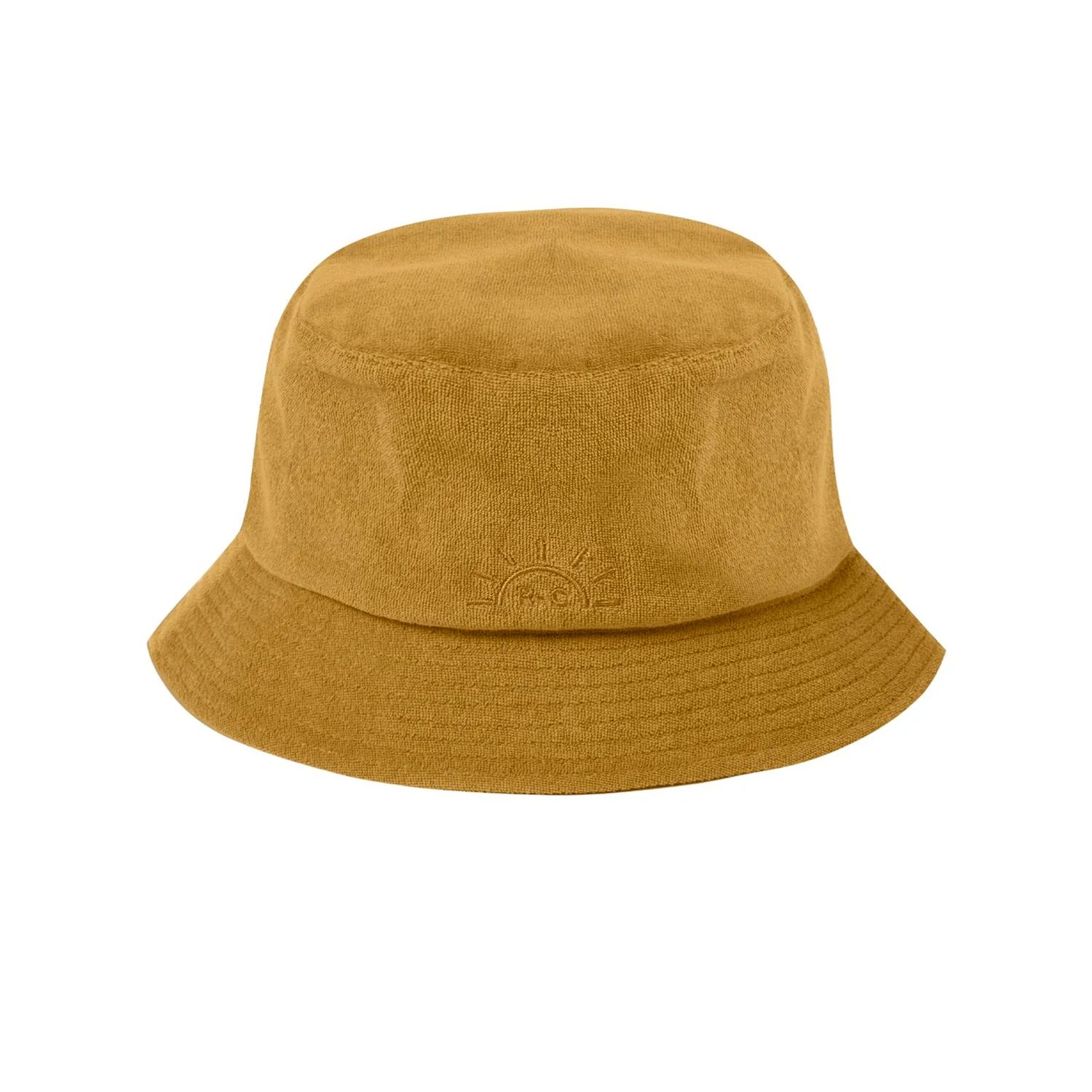 Rylee & Cru Terry Bucket Hat, Gold | SpearmintLOVE