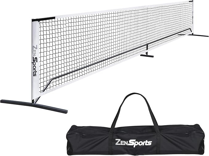 ZENY Portable Pickleball Net Set System with Metal Frame and 22FT Regulation Size Pickball Net wi... | Amazon (US)