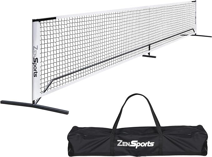 ZENY Portable Pickleball Net Set System with Metal Frame Stand and Regulation Size Net Including ... | Amazon (US)