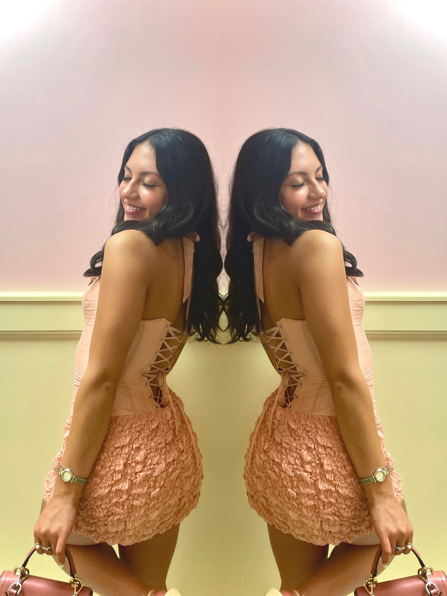 This pink corset mini dress from Outcast was PERFECT for my birthday! I paired it with simple silver and gold jewelry. Along with my pink Michael Kors bag I got years ago! It was stretchy in the skirt and can really tighten you up in the top if you’d like! Would highly recommend! 💖💐🎀

#LTKStyleTip #LTKItBag #LTKParties