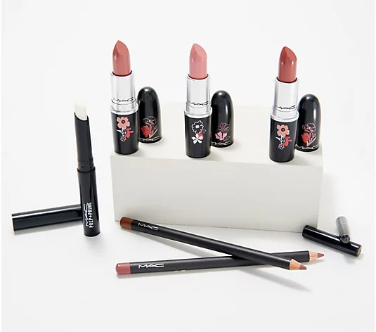 MAC Cosmetics Special Edition 6 Piece Blooming Lip Wardrobe - QVC.com | QVC