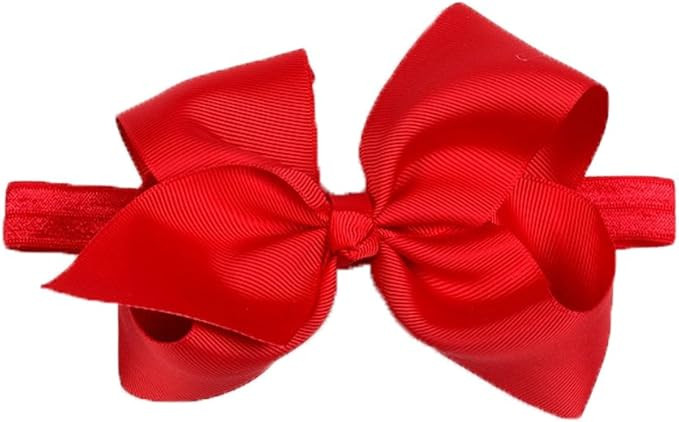 DDazzling Baby Large Hair Bow Headband Hair Accessories Photo Props | Amazon (US)