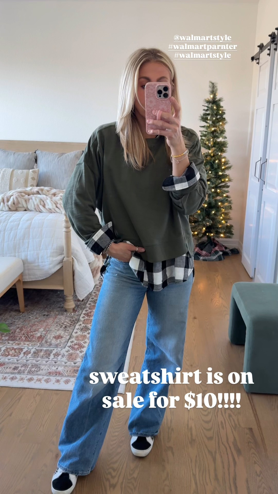 Sweatshirt in on cyber deal for $10!!! Comes in several colors. I have size large. 
@walmartstyle
#walmartparnter
#walmartstyle


#LTKGiftGuide #LTKdayinmylife #LTKHoliday