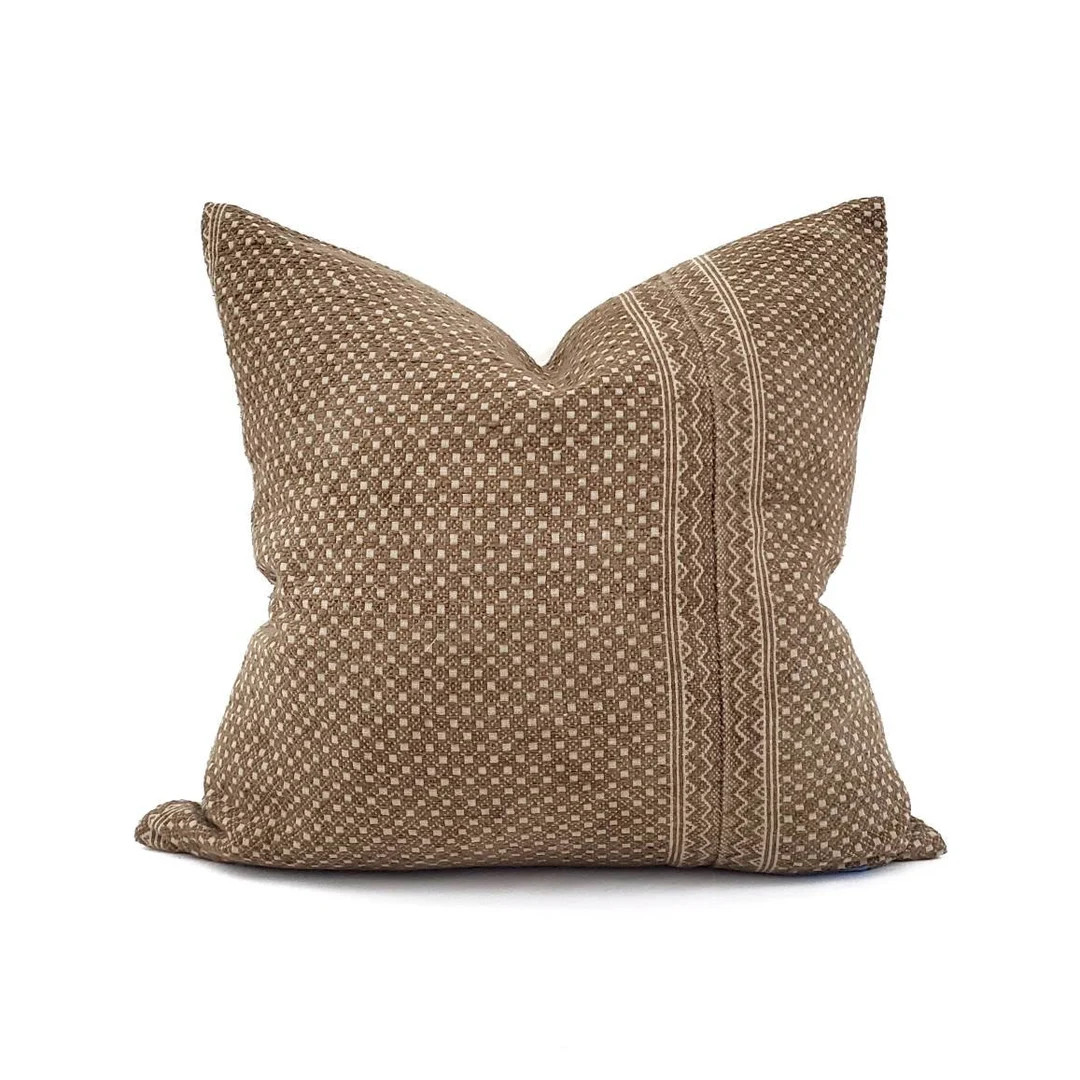 Chinese wedding blanket pillow, 20"- 22" brown Chinese wedding blanket pillow, embroidered pillow | Etsy (US)