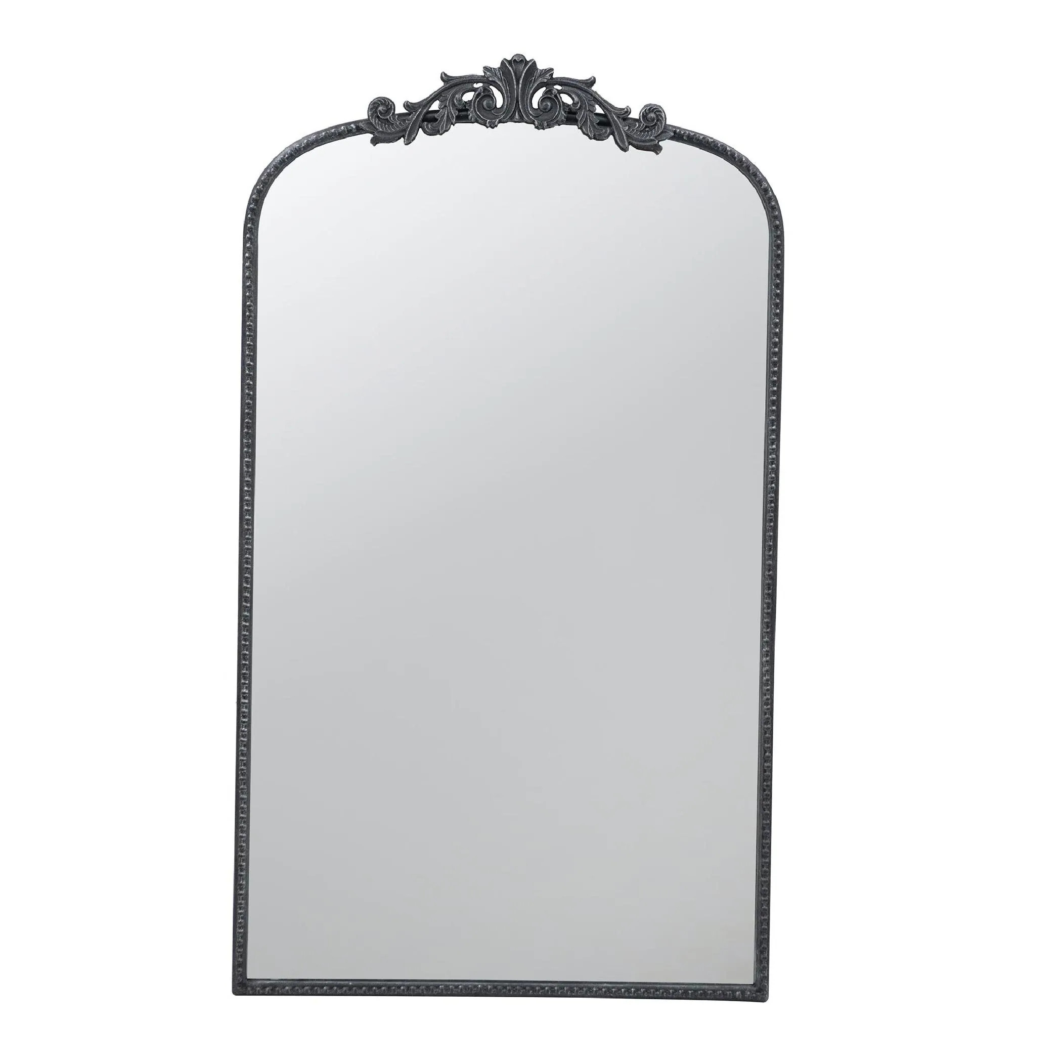 A&B Home Arched Ornate Mirror - Black | Bed Bath & Beyond