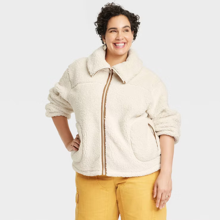 Women's Sherpa Anorak Jacket - Universal Thread™ | Target