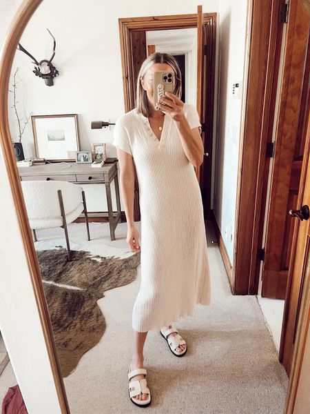 Varley knit midi dress on sale and I’m wearing a size small
Summer dresss

#LTKSaleAlert #LTKStyleTip