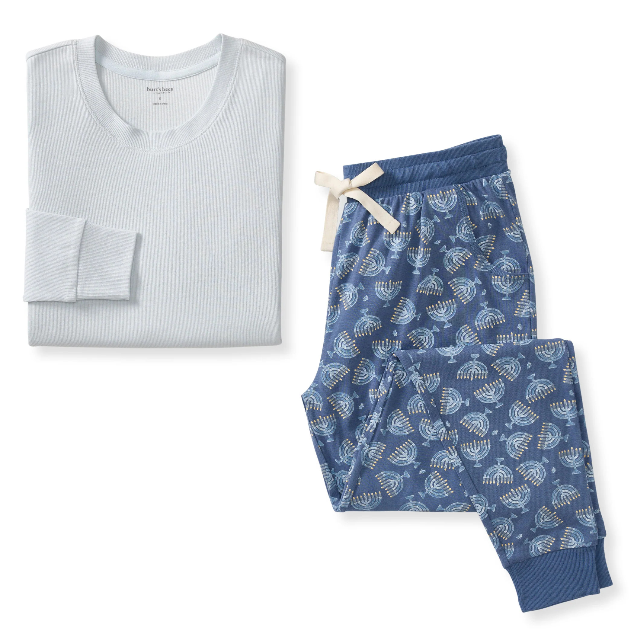 Menorah Matching Family Women's Pajamas | Burts Bees Baby
