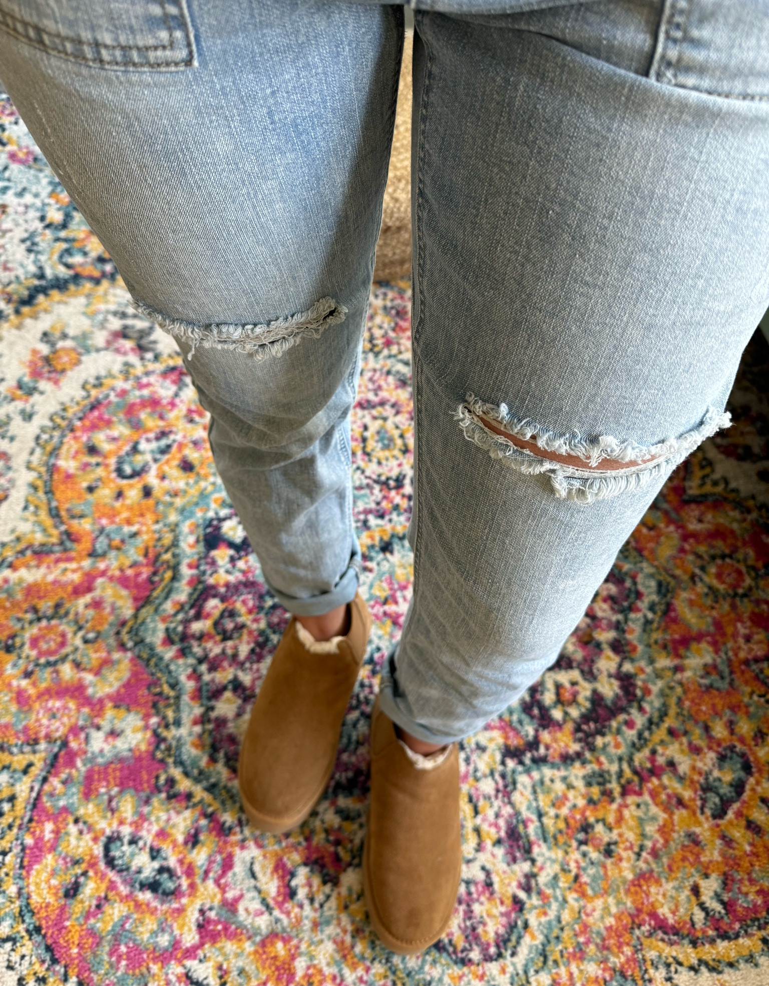 Absolutely obsessed with my new denim joggers! Size down 1  

#LTKmidsize #LTKstyletip #LTKfindsunder50