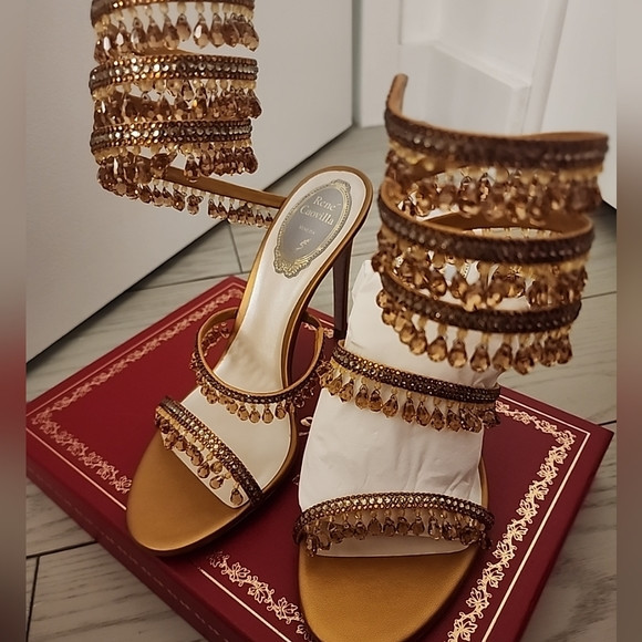 Rene Caovilla Chandelier Amber NIB | Poshmark