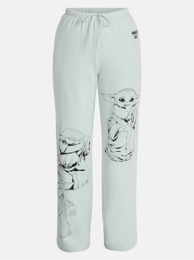 The Mandalorian Grogu Women's Graphic Jogger Pants, Sizes XXS-XXL | Walmart (US)