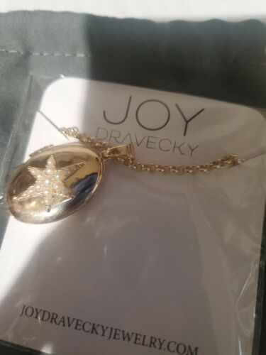 Joy Dravecky Eden Locket Necklace In Gold | eBay US