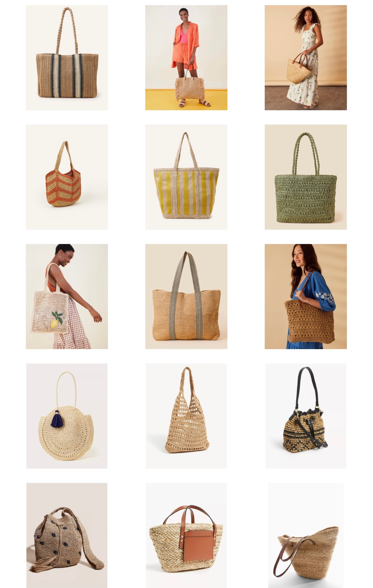 High street beach bags #strawbag #jutebag #juteshopper 

#LTKunder100 #LTKeurope #LTKtravel