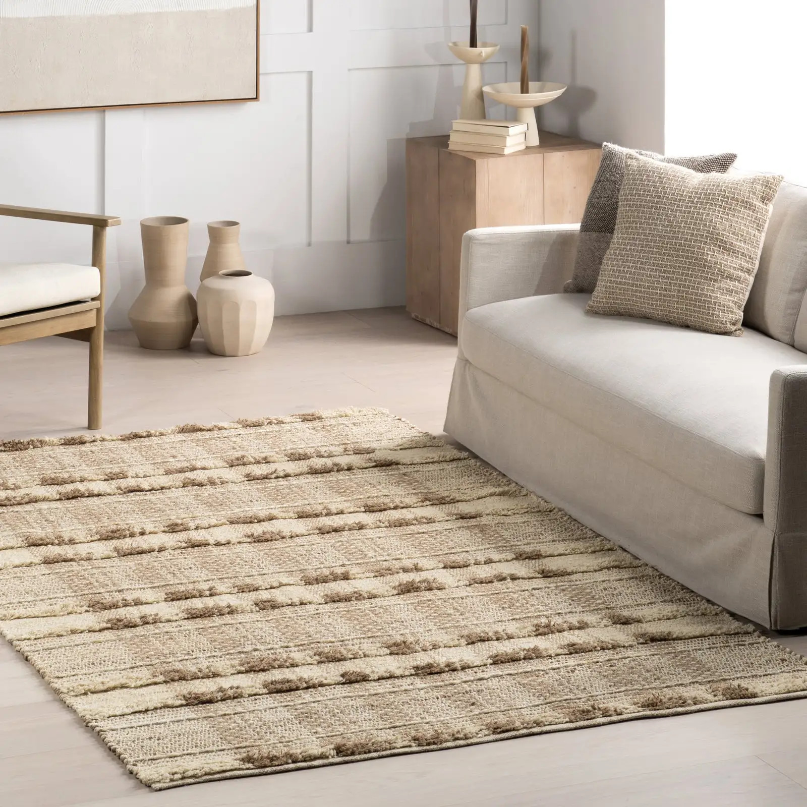 Roberta Rustic Plaid Rug | Rugs USA